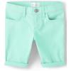 The Children’s Place Girls’ Solid Skimmer Shorts(Mellow Aqua)