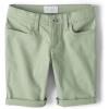 The Children’s Place Girls’ Solid Skimmer Shorts(Soft Fern)
