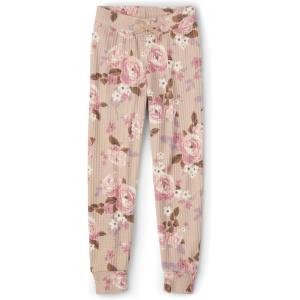 The Children’s Place Girls’ Active Jogger Pants(Latte Waffle)