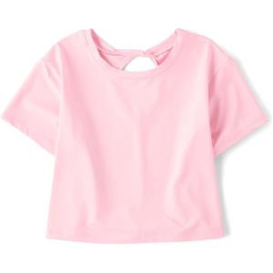The Children’s Place Girls’ Atheletic Short Sleeve Tops(Cameo)