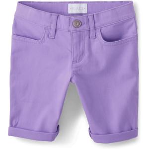 The Children’s Place Girls’ Solid Skimmer Shorts(Iris Pop Purple)