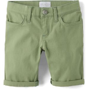 The Children’s Place Girls’ Solid Skimmer Shorts(Misty Glen)