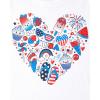 The Children’s Place Girls’ All Holidays,Birthdays Short Sleeve Graphic T-Shirts,3 Pack(American Girl/American Heart/Unicorn)