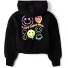 The Children’s Place Girls’ Long Sleeve Hooded Fleece Full Zip Up(Happy Vibes)