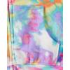 The Children’s Place Girls’ Long Sleeve Hooded Fleece Full Zip Up(Multicolor Tie Dye)