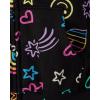 The Children’s Place Girls’ Long Sleeve Hooded Fleece Full Zip Up(Rainbow Doodle)