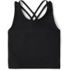 The Children’s Place Girls’ Atheletic Sleeveless Tank Tops(Black)