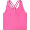 The Children’s Place Girls’ Atheletic Sleeveless Tank Tops(Neon Peony)