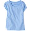 The Children’s Place Girls Basic Short Sleeve Layering Tee(Daybreak 2-pack)