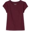 The Children’s Place Girls Basic Short Sleeve Layering Tee(Rubine Single)