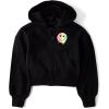The Children’s Place Girls’ Long Sleeve Hooded Fleece Full Zip Up(Happy Vibes)
