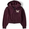 The Children’s Place Girls’ Long Sleeve Hooded Fleece Full Zip Up(Trolley)