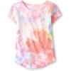 The Children’s Place Girls Short Sleeve High Low Tee(Pink Sea Salt)