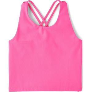 The Children’s Place Girls’ Atheletic Sleeveless Tank Tops(Neon Peony)