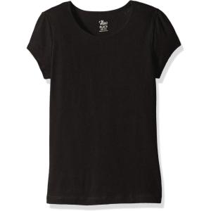 The Children’s Place Girls Basic Short Sleeve Layering Tee(Black)