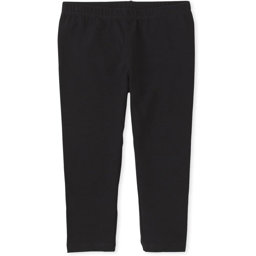 imageThe Childrens Place Girls Essential Capri LeggingsBlack Single