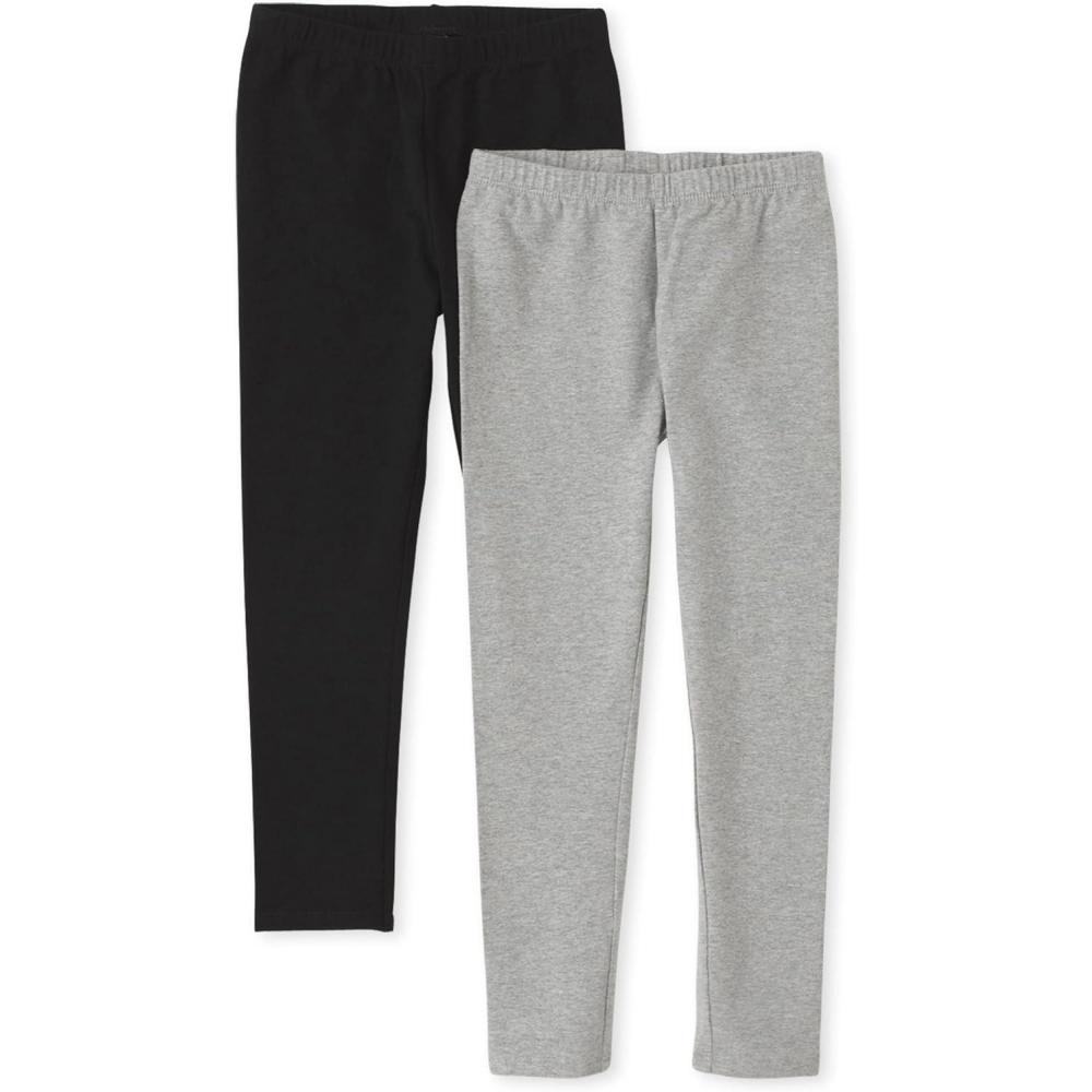 imageThe Childrens Place Girls LeggingsBlackSmoke Gray
