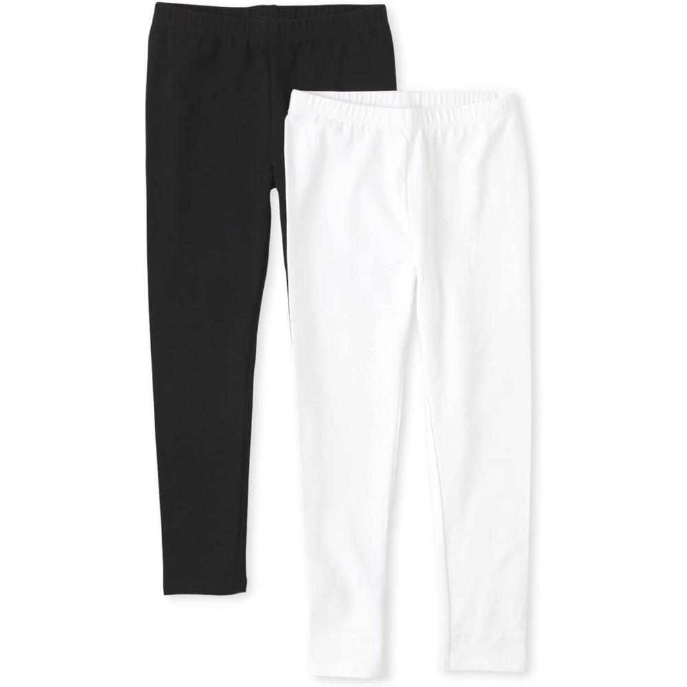 imageThe Childrens Place Girls LeggingsBlackWhite