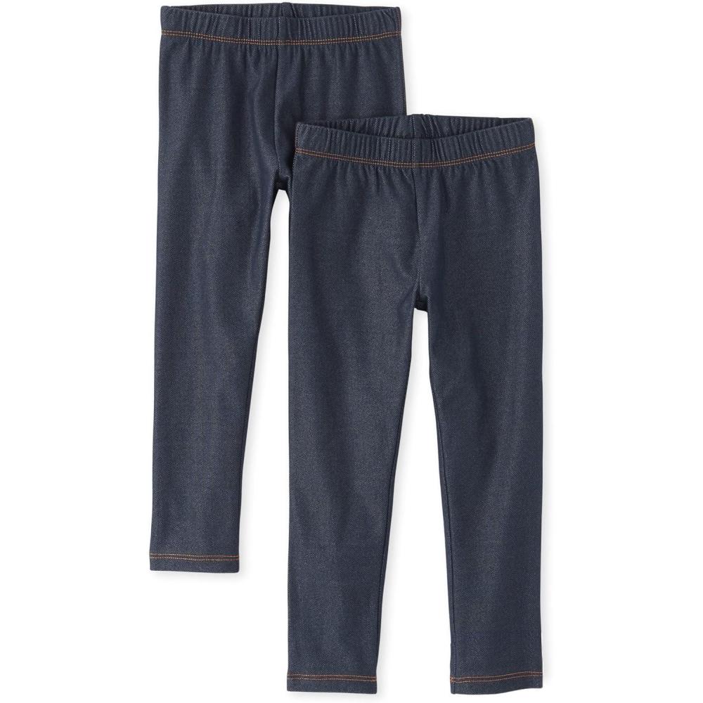 imageThe Childrens Place Girls LeggingsIndigo 2pack