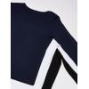 The Children’s Place Girls Basic Long Sleeve Layering Tees(Black/Tidal/White 3-pack)