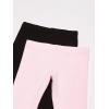 The Children’s Place Girls’ Essential Capri Leggings(Black/Shell 2-pack)