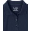 The Children’s Place Girl’s Short Sleeve Soft Jersey Polo, Tidal, Medium