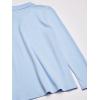 The Children’s Place Girls’ Uniform Long Sleeve Ruffle Pique Polo(Daybreak)