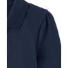 The Children’s Place Girls’ Uniform Long Sleeve Ruffle Pique Polo(Tidal)