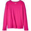 The Children’s Place Girls Basic Long Sleeve Layering Tees(Aurora Pink Single)