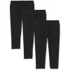 The Children’s Place Girls’ Essential Capri Leggings(Black 3-pack)