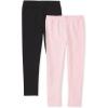 The Children’s Place Girls’ Leggings(Black/Shell)