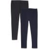 The Children’s Place Girls Leggings(Black/Tidal 2-pack)