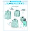 The Children’s Place Unisex-Child Coordinating Family Outfits, Mommy & Me, Dad & Son, Baby, Mint to Be Collection(Newborn Dress)