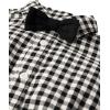 The Children’s Place Baby Boys’ And Newborn Button Down Shirt and Pants, 2 Piece Outfit(Black Check)