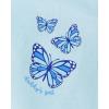 The Children’s Place Baby Boys’ And Newborn Short Sleeve Bodysuits, Multipacks(Baby Blue Floral 5-pack)