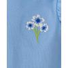 The Children’s Place Baby Boys’ And Newborn Short Sleeve Bodysuits, Multipacks(Baby Blue Floral 5-pack)