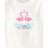 The Children’s Place Baby Boys’ And Newborn Short Sleeve Bodysuits, Multipacks(Flamingo 5-pack)