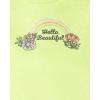 The Children’s Place Baby Boys’ And Newborn Short Sleeve Bodysuits, Multipacks(Flower Child/Beautiful 5-pack)