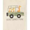 The Children’s Place Baby Boys’ And Newborn Short Sleeve Bodysuits, Multipacks(Safari 5-pack)