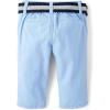 The Children’s Place Baby Boys’ And Newborn Short Sleeve Button Down Shirt and Shorts 2 Piece Outfit Set(Breeze Check)