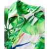 The Children’s Place Baby Boys’ And Newborn Short Sleeve Button Down Shirt and Shorts 2 Piece Outfit Set(Palm Tree)