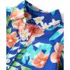 The Children’s Place Baby Boys’ And Newborn Short Sleeve Button Down Shirt and Shorts 2 Piece Set(Cool Cobalt Hawaiian)