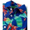 The Children’s Place Baby Boys’ And Newborn Short Sleeve Button Down Shirt and Shorts 2 Piece Set(Palm Tropical)