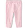 The Children’s Place Baby Girls’ and Newborn Pull on Pants(Bows/Pink Ruffle 2-pack)
