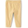 The Children’s Place Baby Girls’ and Newborn Pull on Pants(Floral/Yellow Ruffle 2-pack)
