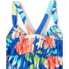 The Children’s Place Baby Girls’ and Newborn Sleeveless Casual Dress(Cool Cobalt Hawaiian)