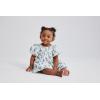 The Children’s Place,Baby-Girls,and Newborn Casual Short Sleeve Dress with Diaper CoverWhite Daisy Bunny,12 Months,18 Months(Blue Floral)