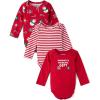 The Children’s Place Baby Boys’ And Newborn Long Sleeve Bodysuits, Multipacks(Christmas Gift 3-pack)