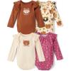 The Children’s Place Baby Boys’ And Newborn Long Sleeve Bodysuits, Multipacks(Harvest Fall 4-pack)