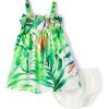 The Children’s Place Baby Girls’ and Newborn Sleeveless Casual Dress(Tropical Renew Blue)